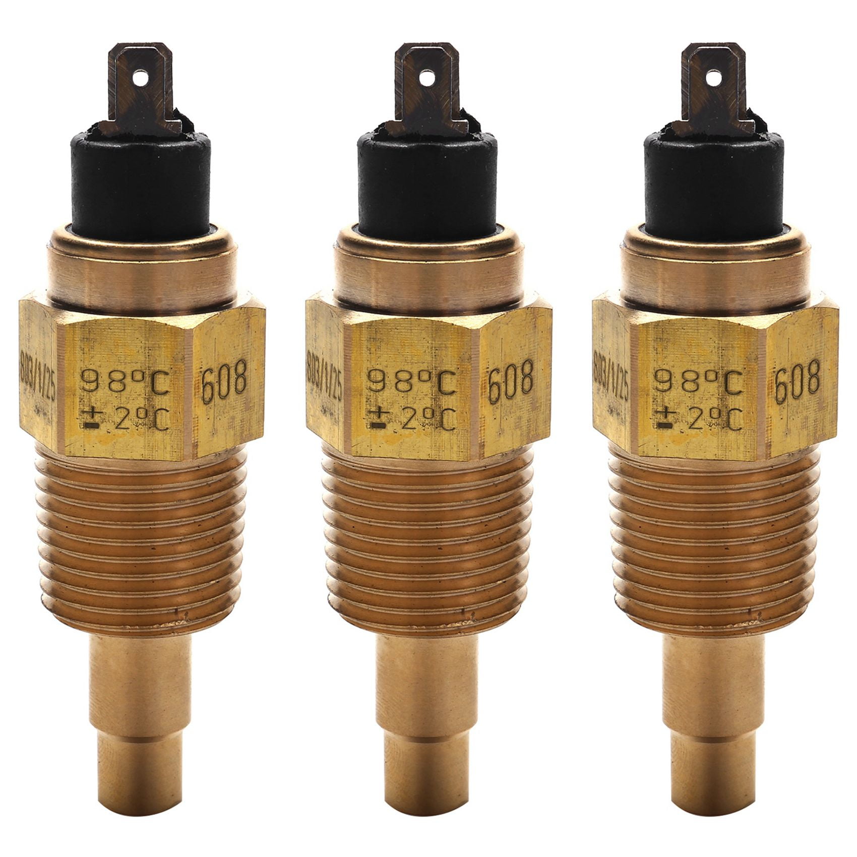 3X Vdo 1/2 Npt 21mm Thread Engine Oil Temperature Sensor Water