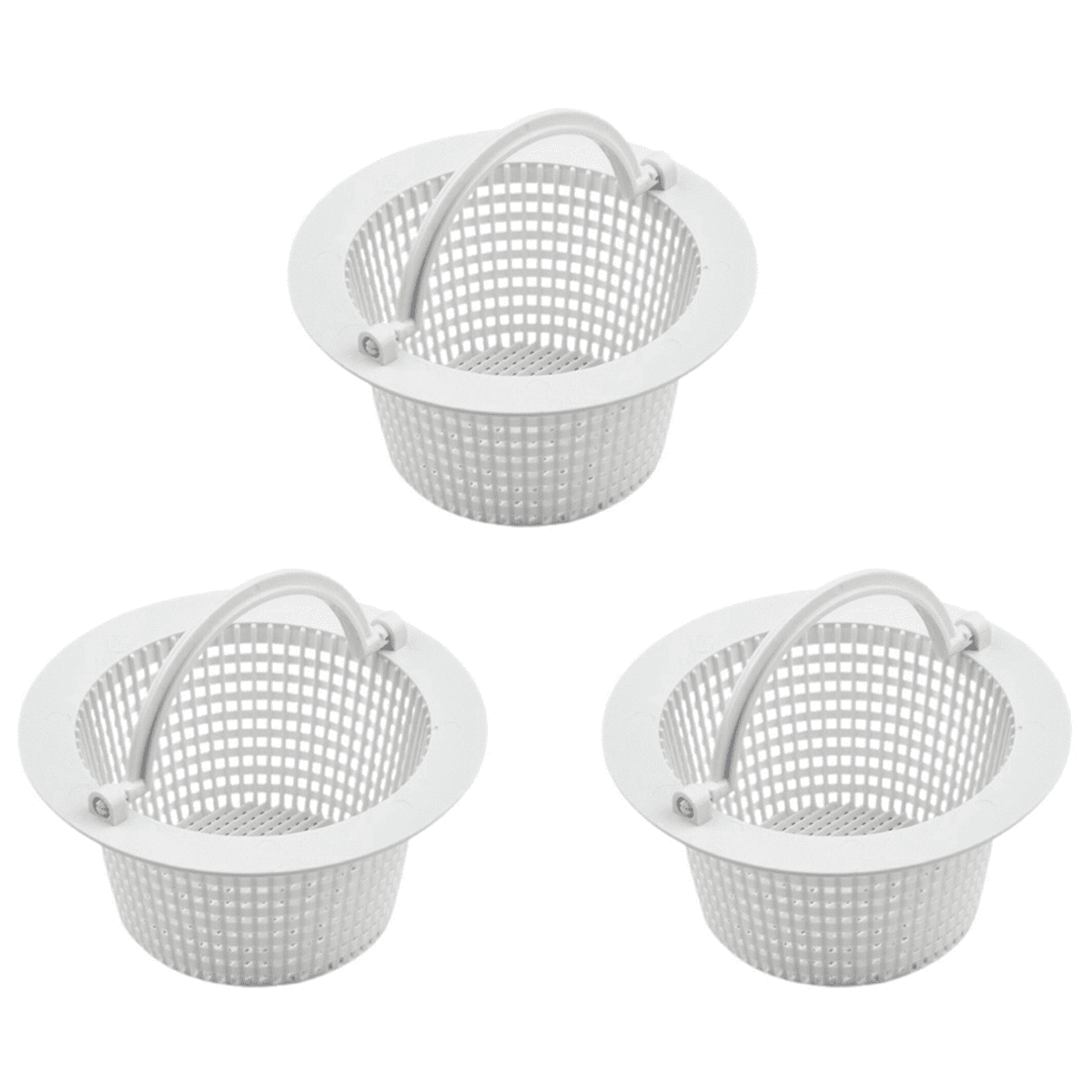 3X Wall Skimmer Basket with Handle Pool Filter Basket Pool Cleaner ...