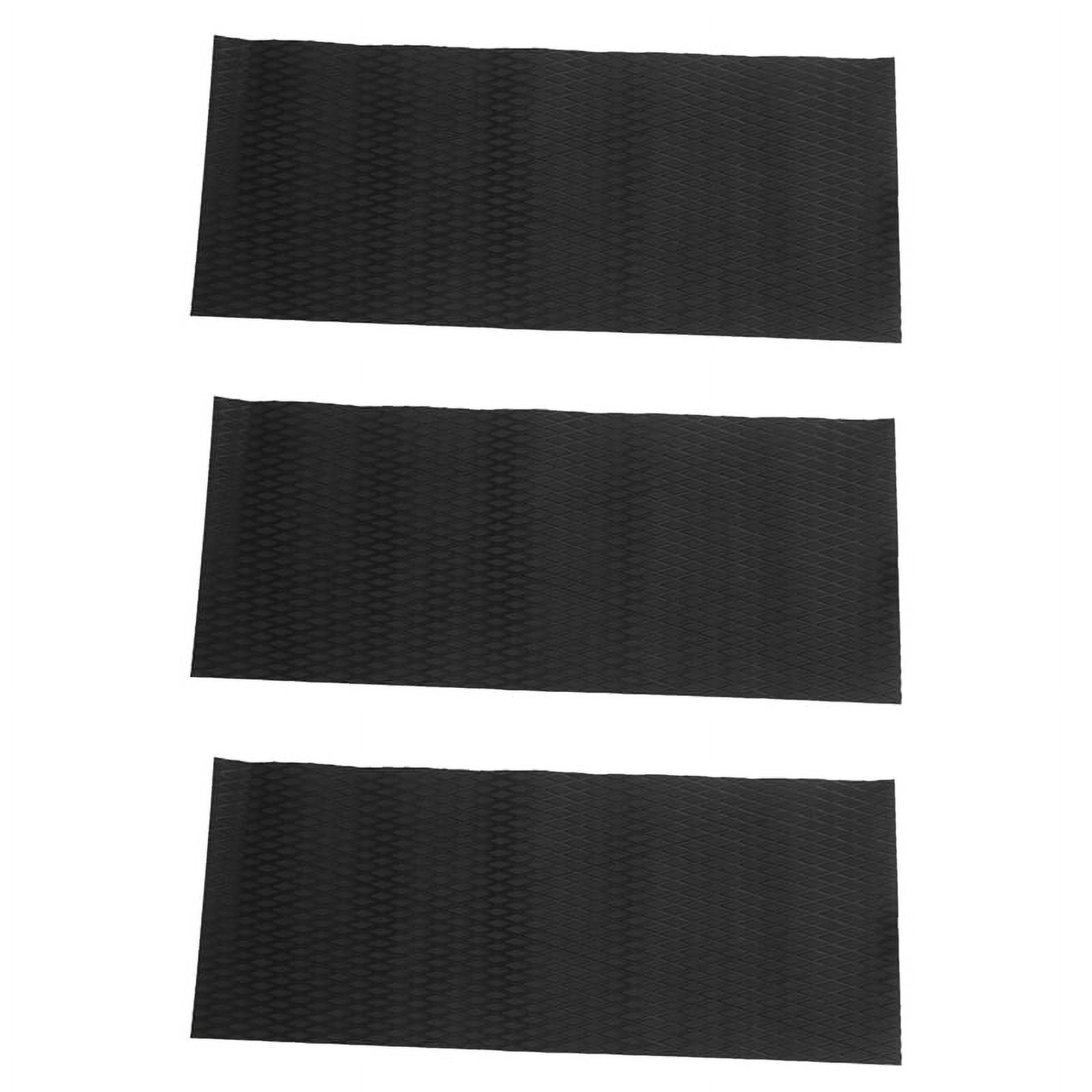 3X Water Scooter Non-Skid Marine Flooring Synthetic Eva Foam Sheet 37X92Cm,3 x Non-skid Sheet,black