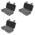 thumbnail image 1 of 3X Waterproof Hard Carry Case Bag Tool Case with Pre-Cut Sponge Storage Box Protector Organizer Hardware Toolbox, 1 of 7