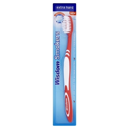 3X Wisdom Smokers Extra Hard Brush Toothbrush Previously Addis by Wisdom