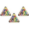 thumbnail image 1 of 3X Wooden Billiard Rack Solid Triangle Rack Pool Racks Triangle Billiard Racks Billiards Triangle Rack, 1 of 7