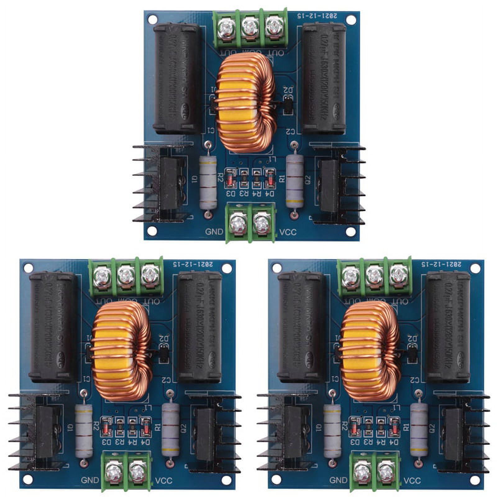 3X ZVS for Coil Marx Generator DC 12V30V 20A 1000W High Voltage Power