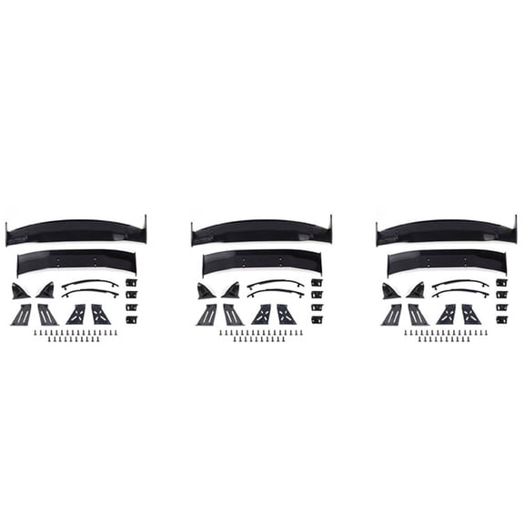 3X for 1/10 RC Racing Drift Car Rear Drift Road Body Spoiler Wing Universal Parts Accessories