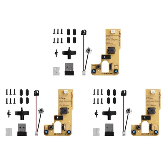 3X for Bamboo Lab DIY 3D Printing Wireless Mouse Kit Model 002 Computer Mouse Components with Printer Parts and Hardware