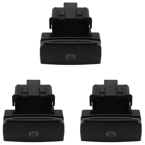 3X for C4 DS4 C4 Parking Brake Electronic Handbrake Hand Brake Switch 470702 Matte Black