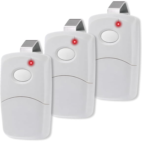 3X for Multicode Linear 308911, 10 dip Switch Gate Opener Remote 300MHz, Multi Code Garage Door Opener Remote, Garage Clicker Replacement
