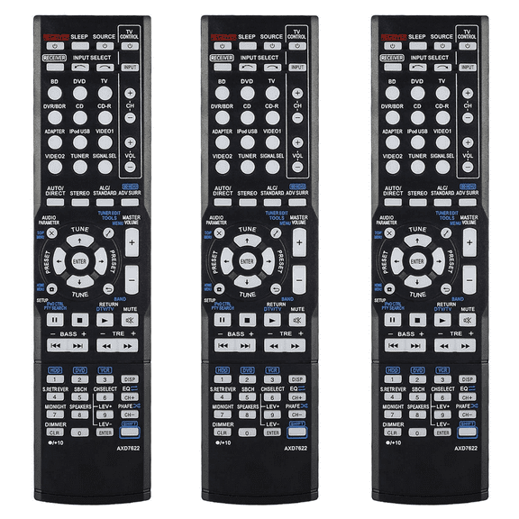 3X for Amplifier Remote Control AXD7622 Universal VSX-521 AXD7660 VSX-422-K