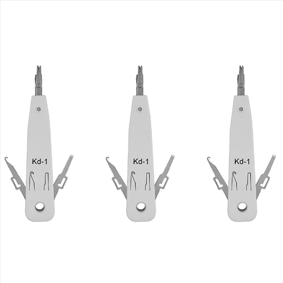 3X for RJ11 RJ12 RJ45 Cat5 -1 Network Cable Wire Cut Tool Punch Down Impact Tool