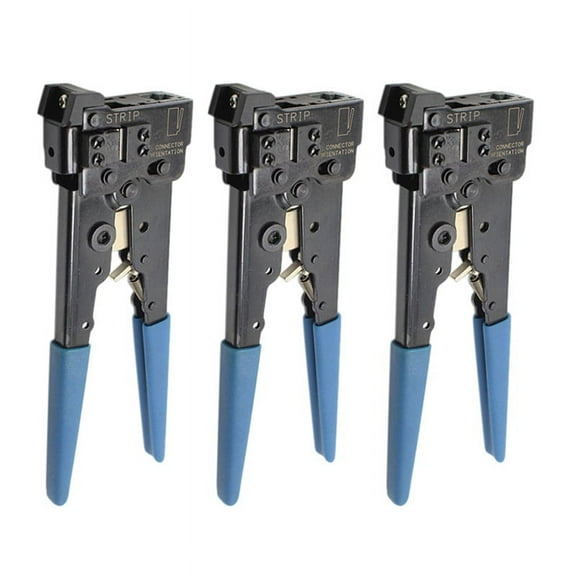 3X for RJ45 8P8C 8P LAN Ethernet Network Cable Cord Crimper Crimping Tool