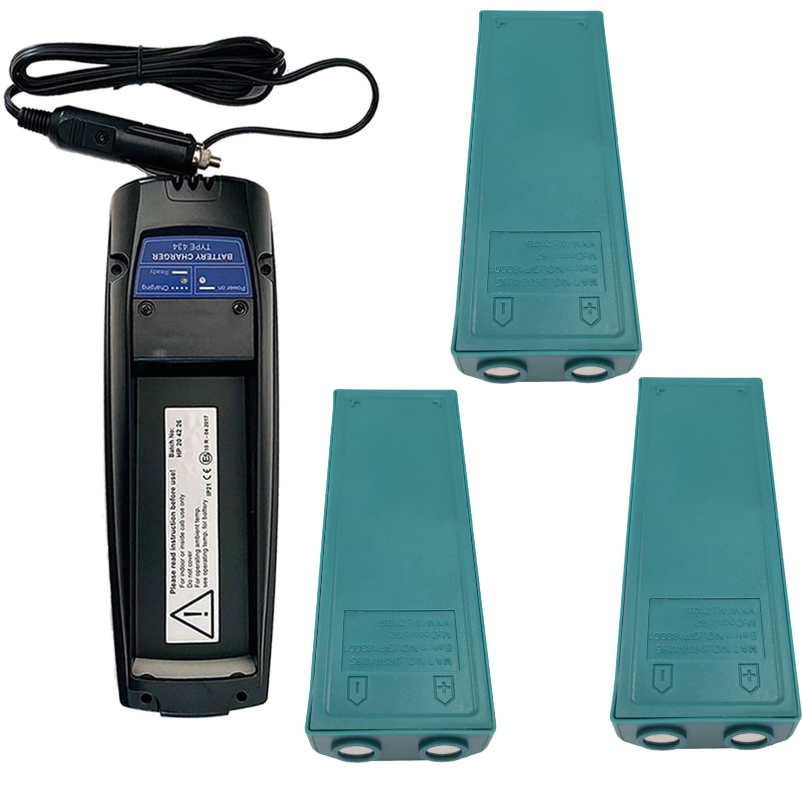 Battery for SCANRECO 593/592/590/960 Scanreco 434 Battery Charger (100-220V) e