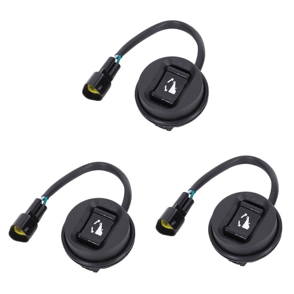3X for TRIM & TILT SWITCH ASSY 63D-82563-00 1995 LATER 30HP-115HP 63D-82563-10,3 x Lift switch,black