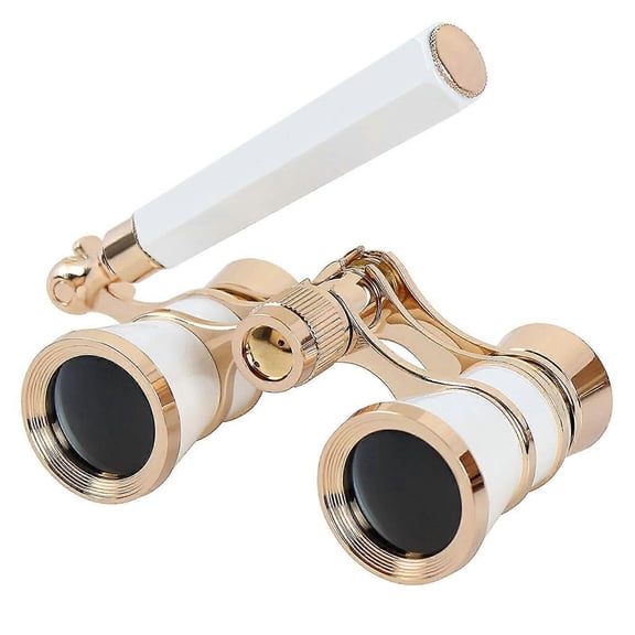 3X25 Lorgnette Opera Glasses Binoculars with Adjustable Handle