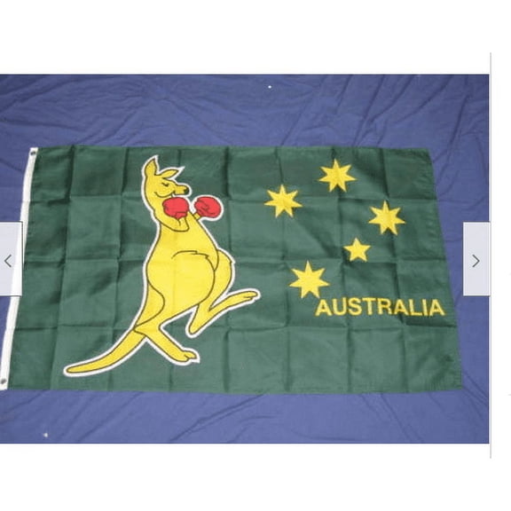 3X5 AUSTRALIAN BOXING KANGAROO FLAG AUSTRALIA NEW 100D