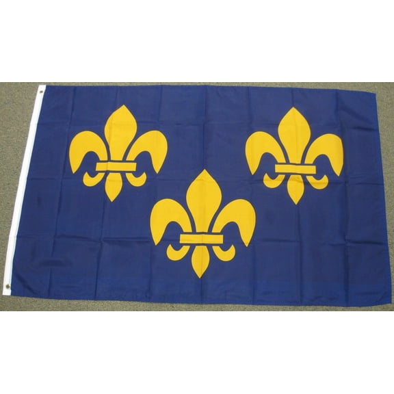 3X5 FLEUR DE LIS FLAG FRENCH FLAGS FRANCE NEW EU 100D