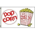 thumbnail image 1 of 3X5 FT BUSINESS ADVERTISING SIGN BANNER CONCESSION FLAG - POP CORN, 1 of 2