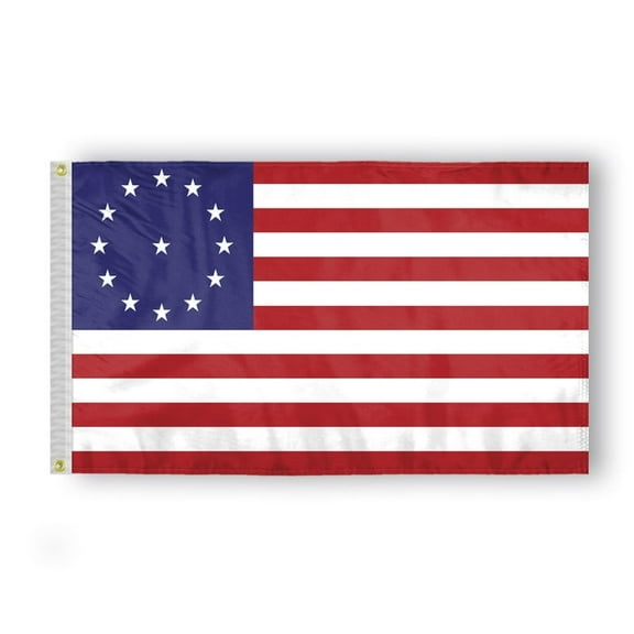 3X5 Ft 1781 Cowpens Battle 13 Star Colonial American Revolution History Flags - Printed 200D Nylon with Brass Grommets - 3rd Maryland Regiment Flag