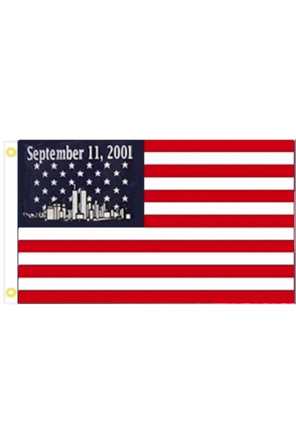 3X5 Ft 9/11 Flag Of Heroes Commemorative 3'X5' 100D Polyester 911 Flag