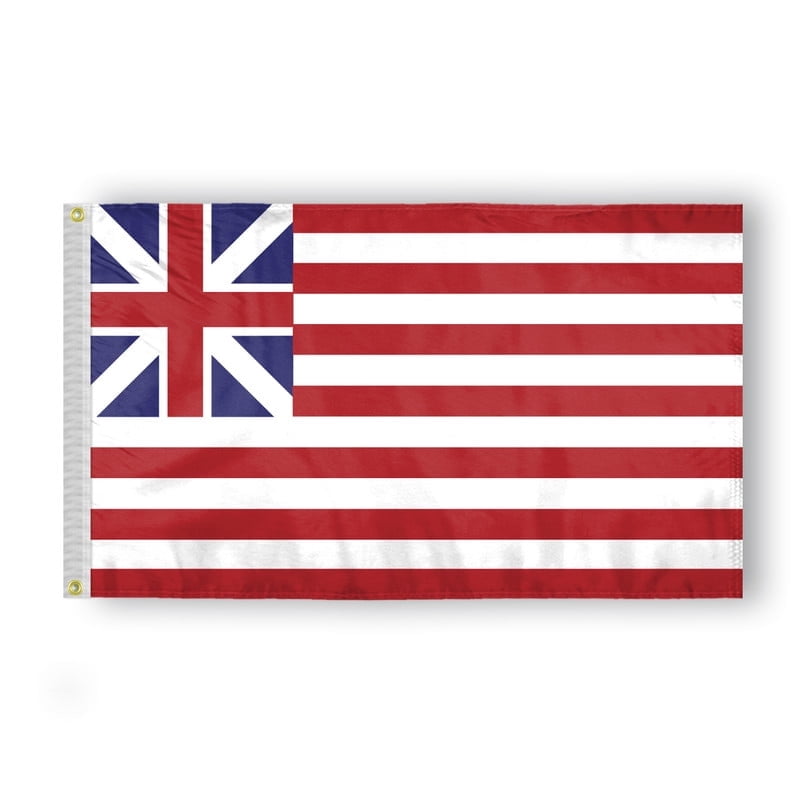 3X5 Ft Grand Union UK Colonial American Revolution History Flags