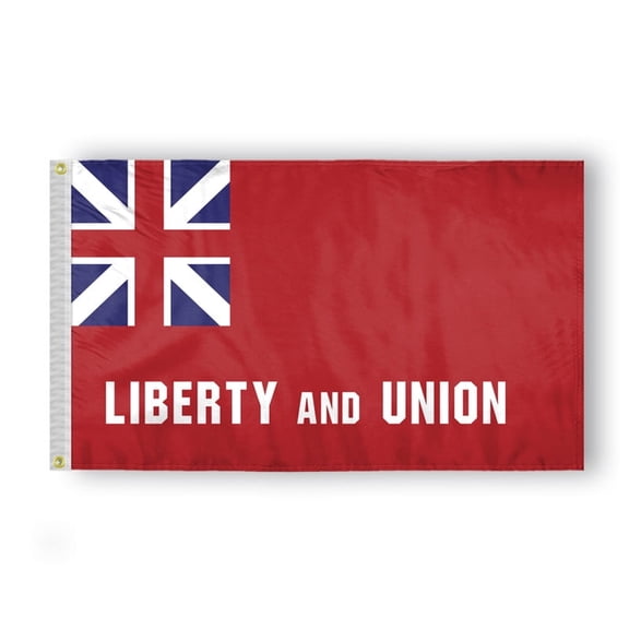 3X5 Ft Taunton Liberty and Union Colonial American Revolution History Flags - Printed 200D Nylon with Brass Grommets - Historic Flag of Taunton Massachusetts
