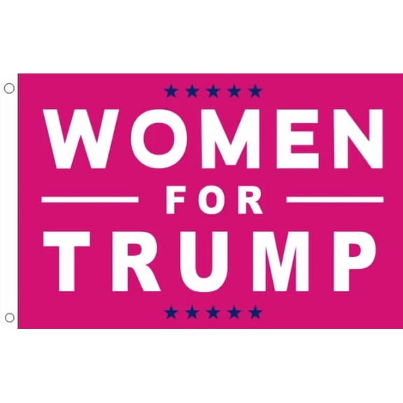 3X5 Ft Women For Trump Official Usa Supporter Flag 100D Uv Protected Banner