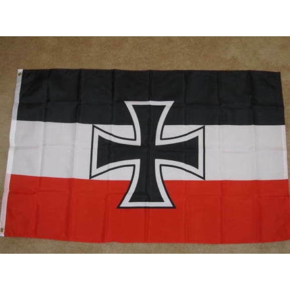 3X5 GERMANY WWI JACK FLAG GERMAN IRON CROSS NEW 100D FABRIC