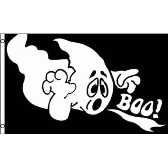 3X5 GHOST HALLOWEEN FLAG BOO GHOSTS 3'X5' FOOT NEW F635