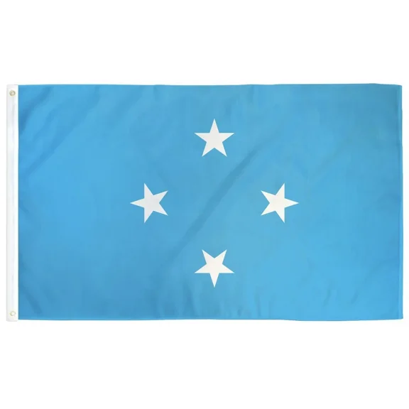3X5 Micronesia Federated States Pacific Island Flag House Banner Grommets 100D