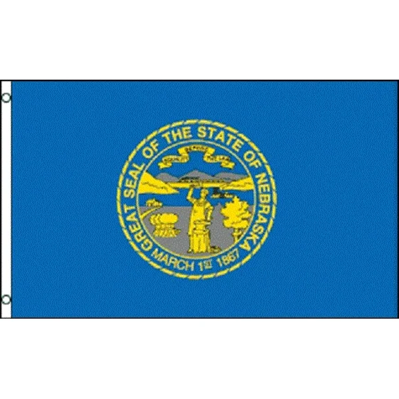 3X5 Nebraska Flag 3'X5' House Banner Grommets Super Polyester 100D