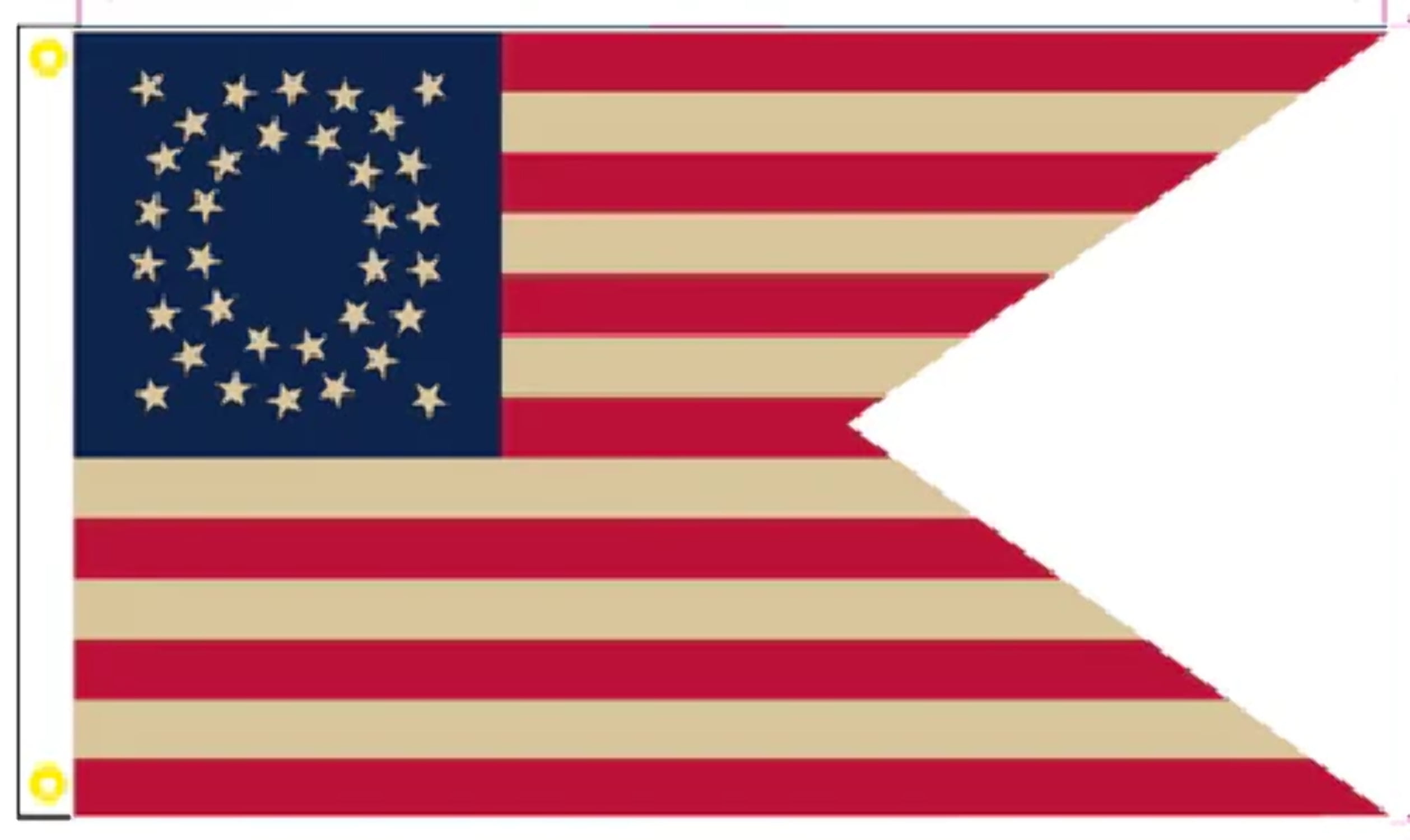 3X5 New York UNION GUIDON Cavalry Regiment 1861 34 Stars FLAG - Walmart.com, image size:2517x1500