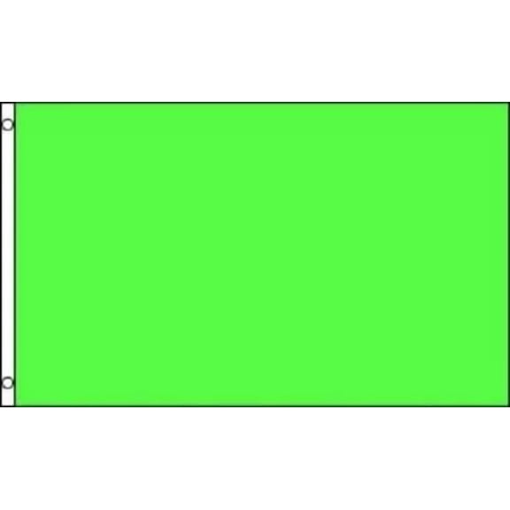 3X5 Solid Neon Green Advertising Marketing Flag 3'X5' House Banner Grommets