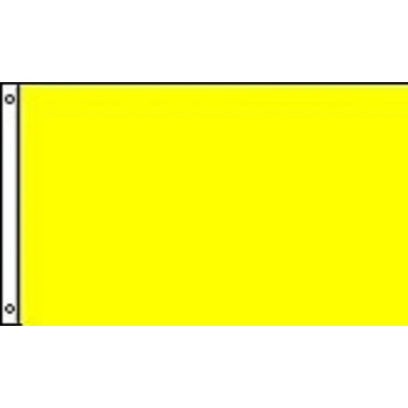 3X5 Solid Plain Yellow Printed 210D Nylon Flag 3'X5' Advertising Banner