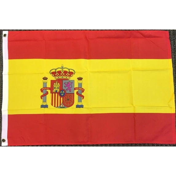 3X5 Spain Flag Premium Polyester Grommets Banner Spain National FAST US SHIPPING