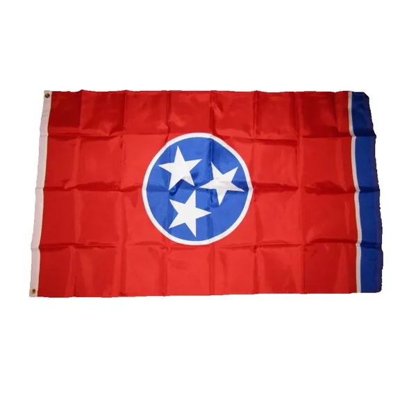 3X5 State Of Tennessee 210D Nylon Flag 3'X5' Brass Grommets