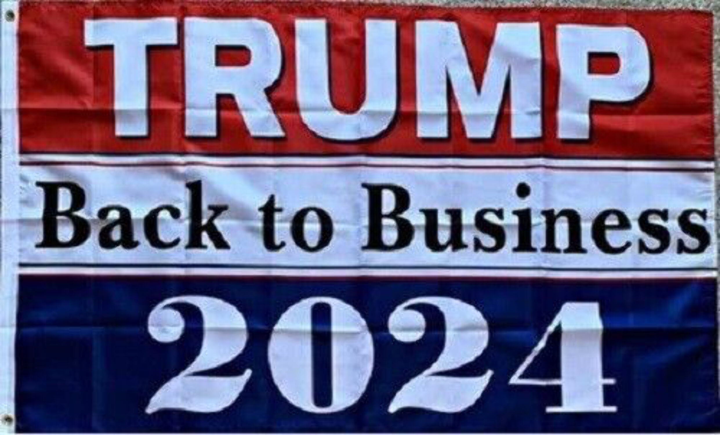 Bandiera Trump 2024 "The Rules Have Changed" 3x5 Piedi, Policotone Intrecciato, Multifunzione