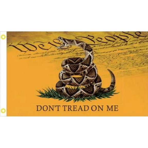 3X5 Trump Vance 2024 We The People Gadsden Don'T Tread On Me Flag Banner R1