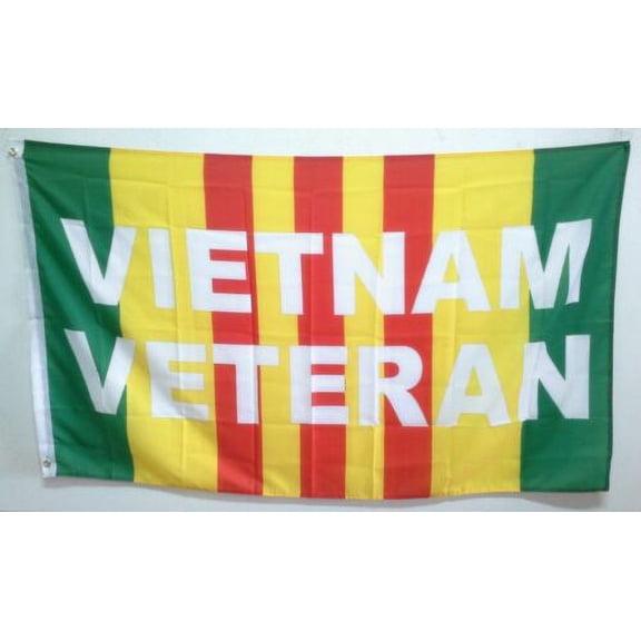 3X5 Vietnam Veteran Flag 3'x5' Banner Flag USA SELLER Vietnam Ribbon US Seller