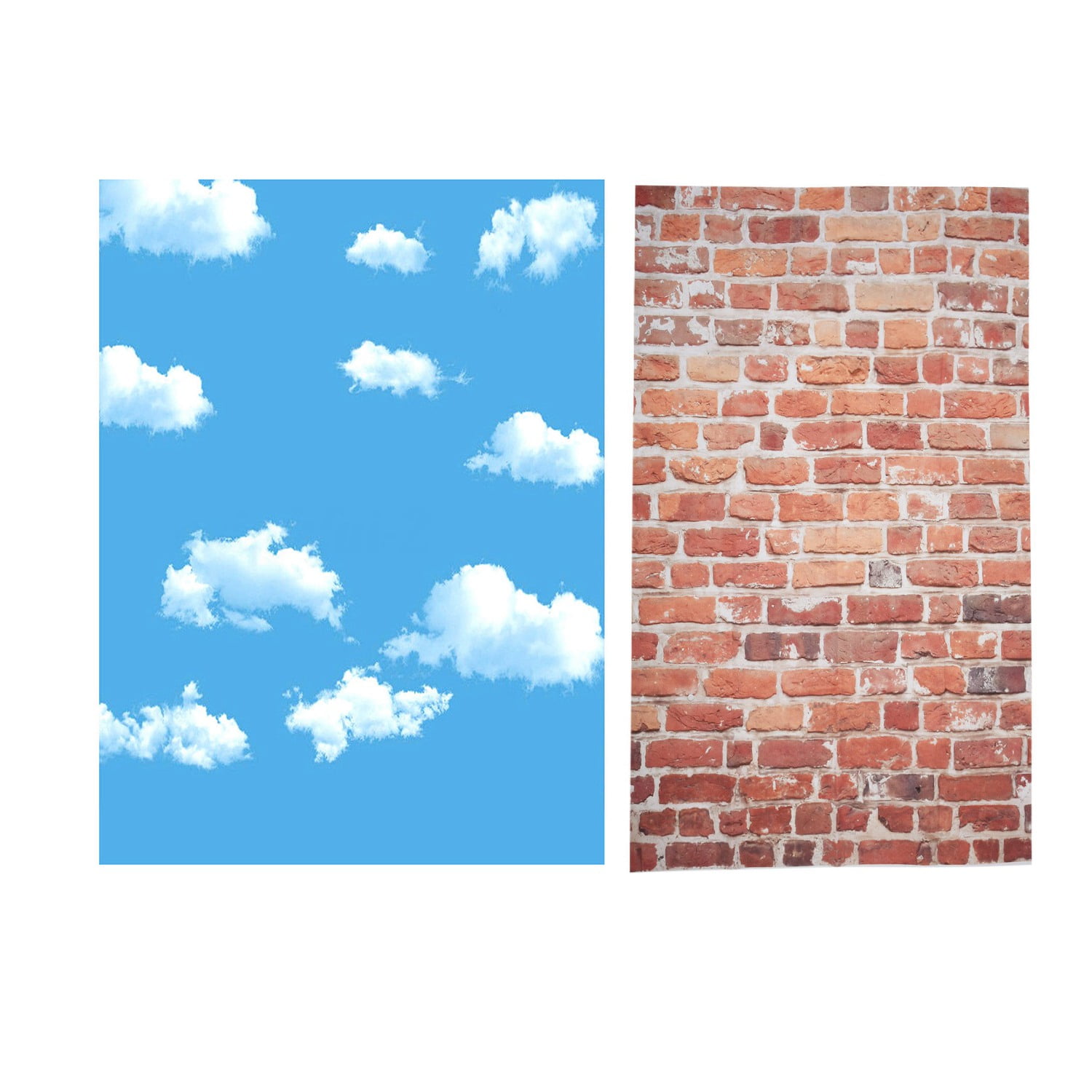 3X5Ft Blue Sky White Cloud Photography Backdrop Screen Background