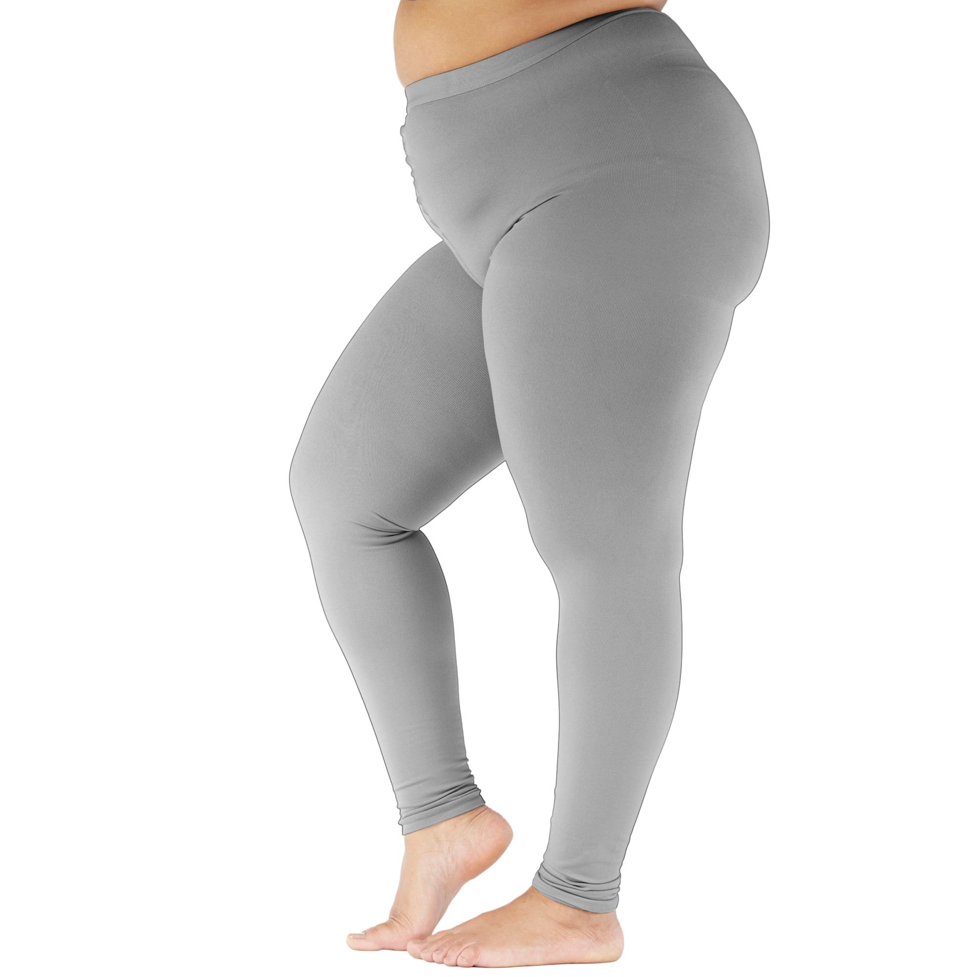 3XL Extra Wide Compression Leggings for Swelling 20-30mmHg - Grey, 3X-Large  