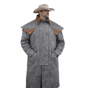 3XL Mens Oilskin Western Australian Waterproof Duster Coat Jacket 23101GR