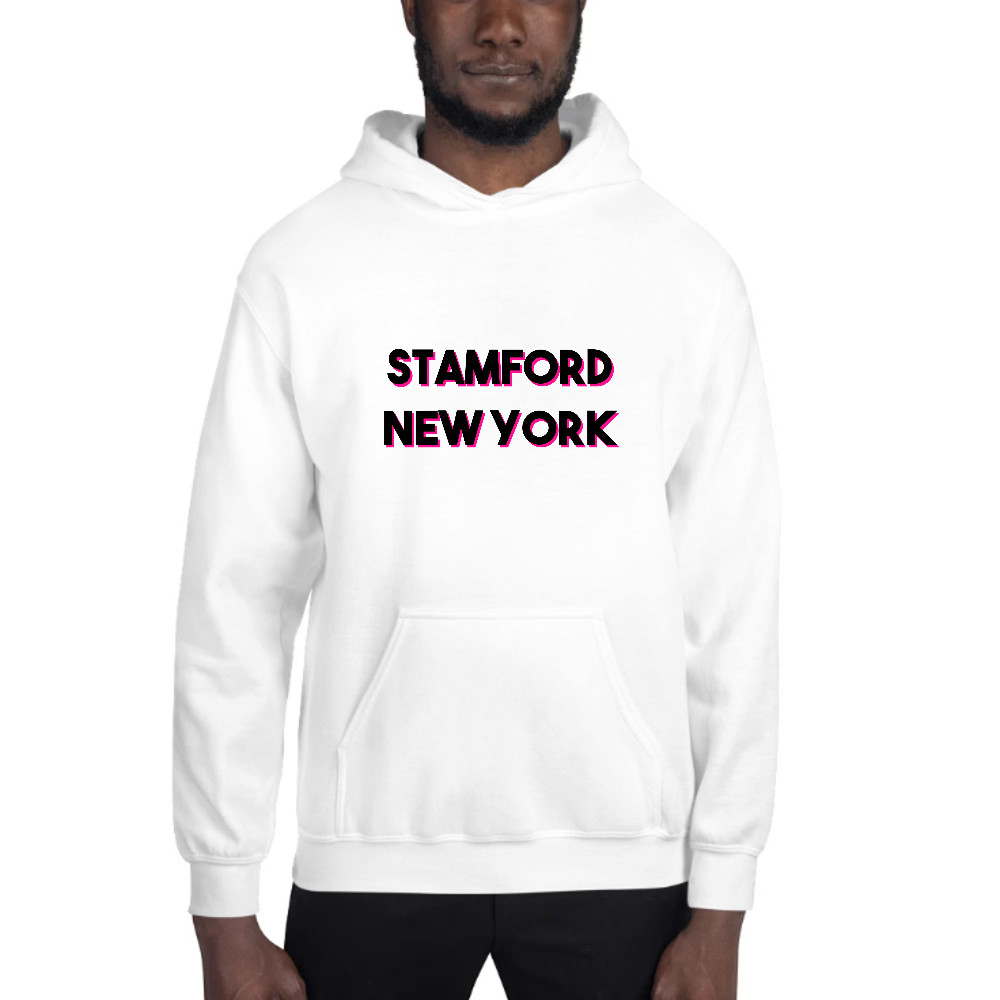 3XL Two Tone Stamford New York Hoodie Pullover Sweatshirt By Undefined