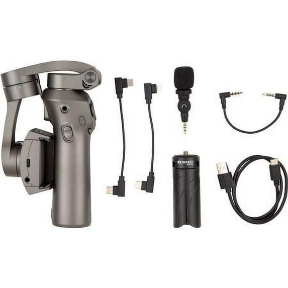 3XS 3-Axis Handheld Gimbal for Smartphone with Saramonic SmartMic