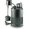 3YU69 Sump Pump 1/4 11/4" NPT 10 ft.