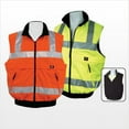 thumbnail image 1 of 3asafety C2BW8001-XL Lime Reversible Body Warmer - Extra Large, 1 of 1