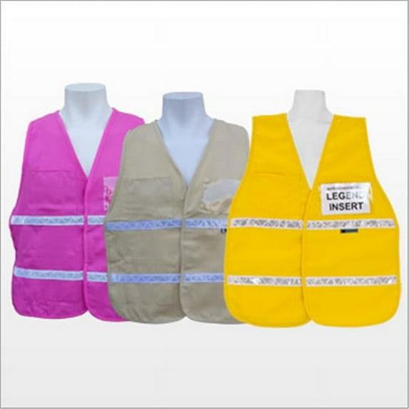 3asafety IC1000-K Incident Command Vest Polyester, Khaki - Large-Extra Large