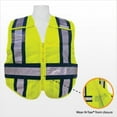 thumbnail image 1 of 3asafety PV1601-3XL Police - Lime 5 Point Breakaway Vest - 3XL, 1 of 1