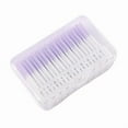 thumbnail image 1 of 3boxes Oral Care Tools Silicone Interdental Brushes Super Soft Dental Cleaning Brush Teeth Cleaner Dental Floss Toothpicks (Light purple), 1 of 7