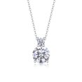 thumbnail image 1 of 3ct/S925 Silver Moissanite Pendant/Gentlemen & Ladies/Elegant Fashion/Party/Engagement/Wedding/Anniversary/Gift for Man & Woman/Wedding Anniversary/GRA Certificate/18K Platinum Plated/Holiday Gift, 1 of 7