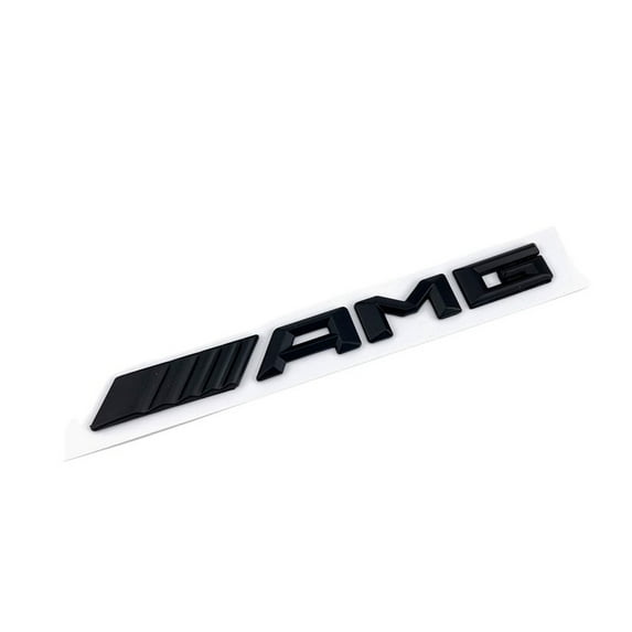 3d ABS Black Logo AMG Emblem Letters Car Rear Trunk Badge For Mercedes Benz W176 W177 W204 W205 W212 W213AMG Sticker Accessories