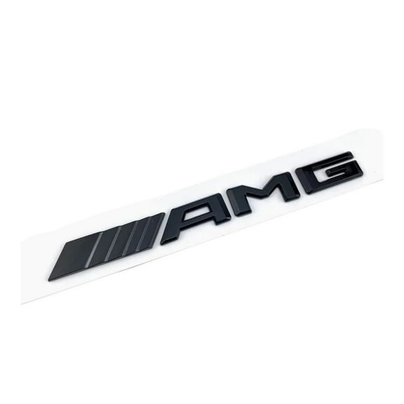 3d ABS Black Logo AMG Emblem Letters Car Rear Trunk Badge For Mercedes Benz W176 W177 W204 W205 W212 W213AMG Sticker Accessories